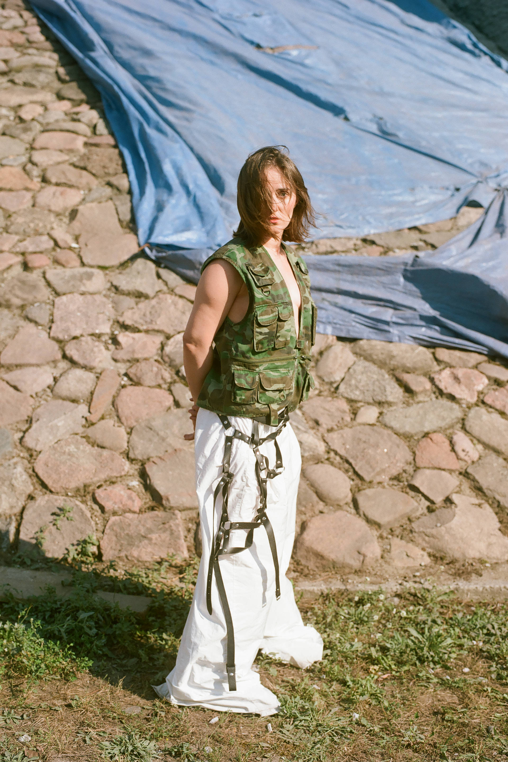 Photo of VOLA Default posing for a fashion photoshoot