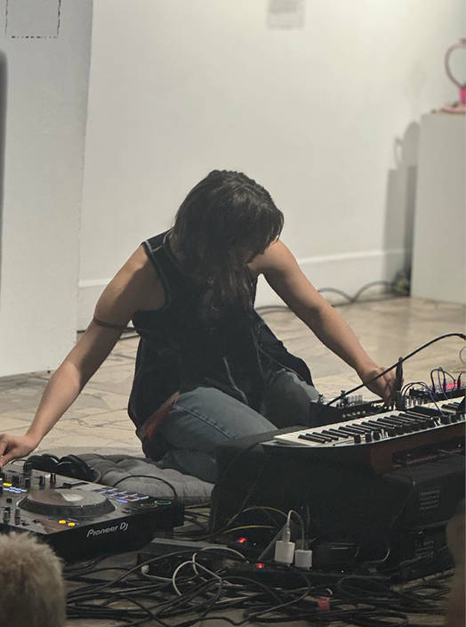 Photo of VOLA Default during a music performance